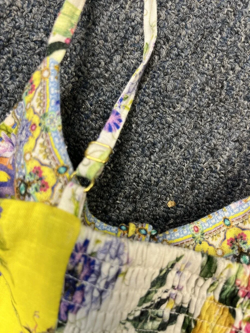 Milla By CAMILLA LUXERY AUSTRALIAN LINEN Bright Yellow Floral Girls' Sundress 4